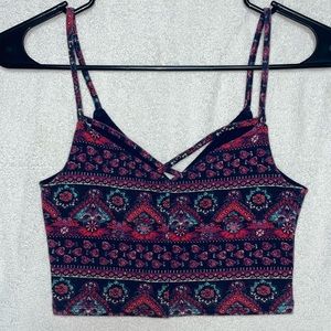 Hollister Strappy Cropped Tank Top